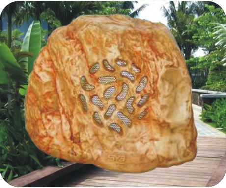 高品質(zhì)玻璃鋼草坪音箱 OBT-1804Q