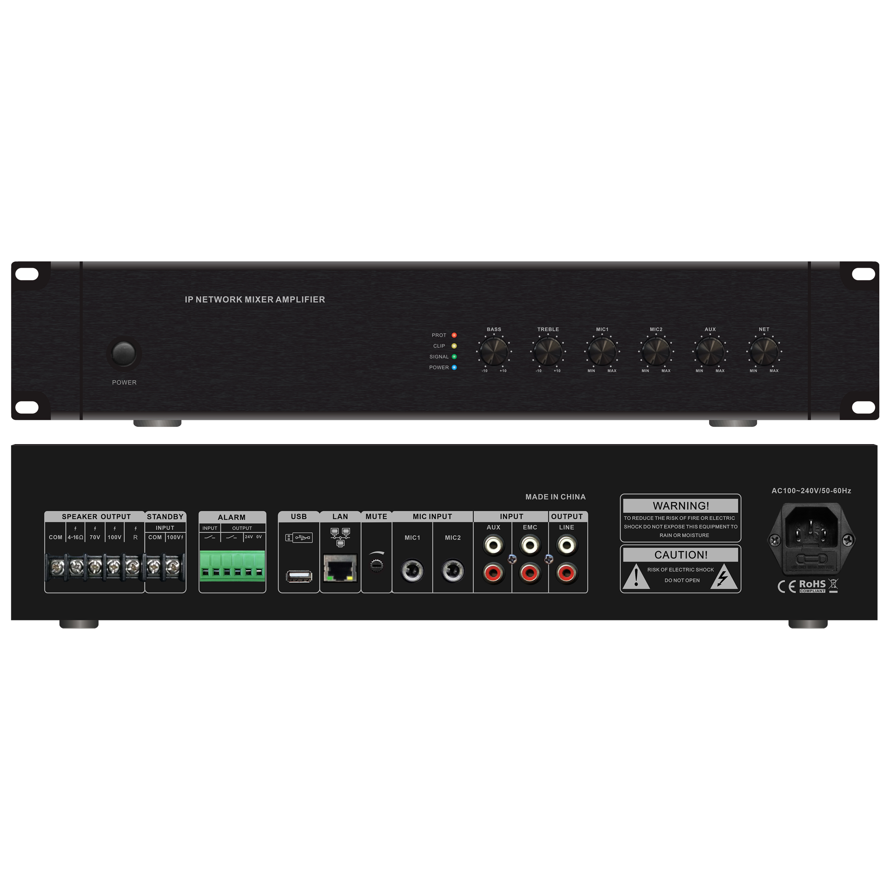 180W多功能網(wǎng)絡功放 OBT-NP6180C