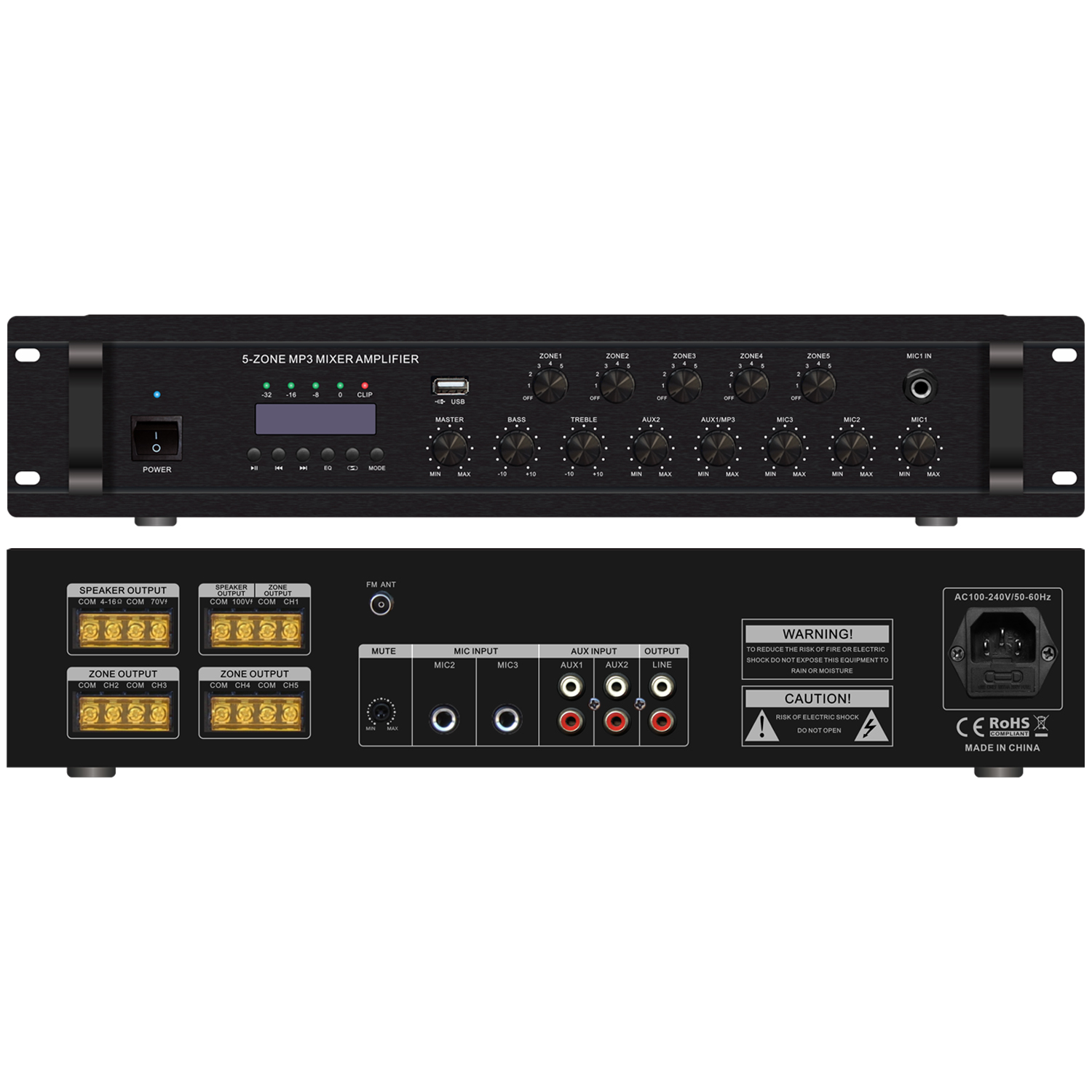 5分區(qū)MP3音量獨立可調(diào)功放 OBT-6505D