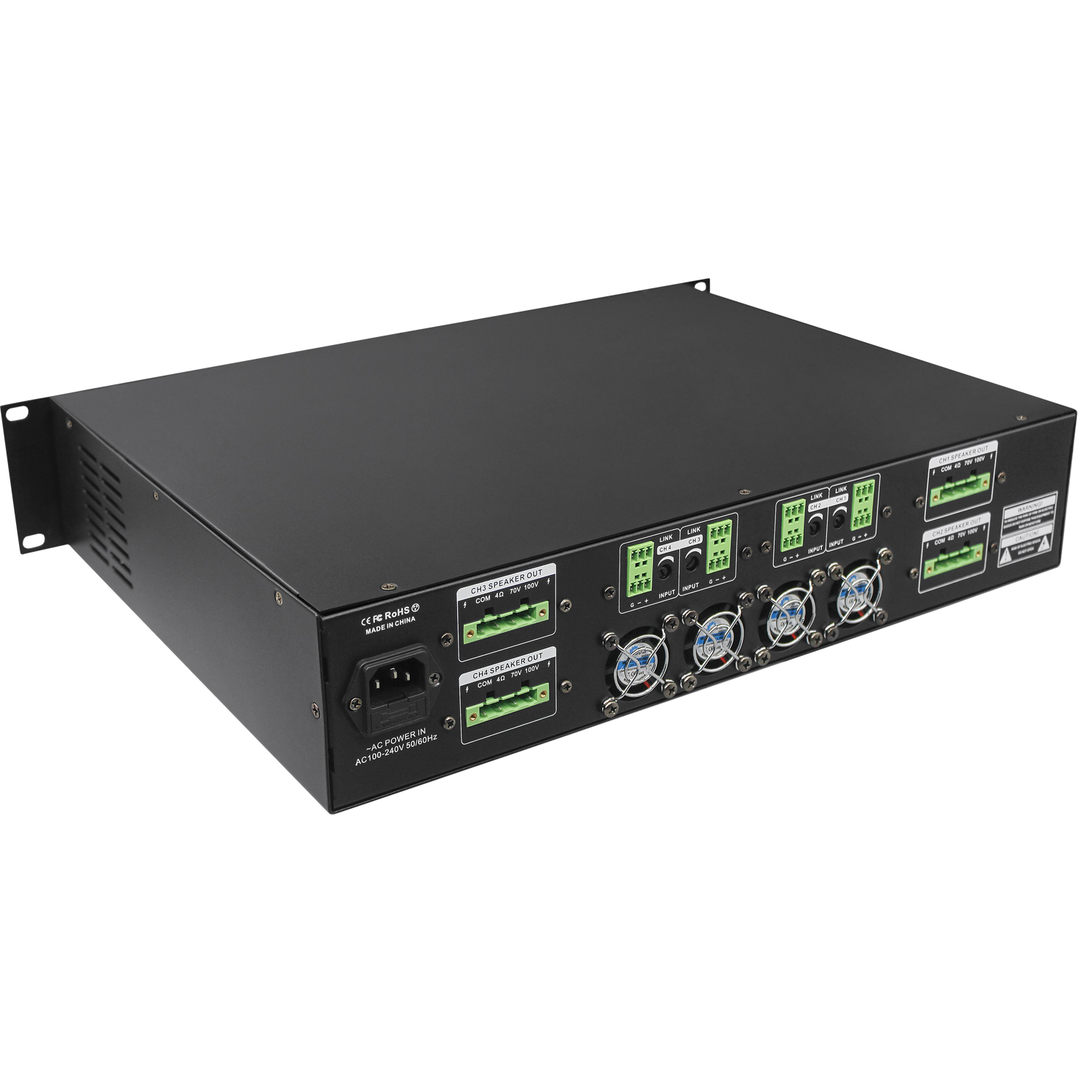 4通道純后級(jí)功放 OBT-7412